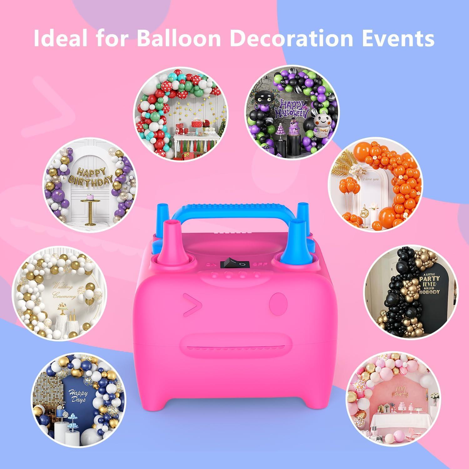 Bomba de Globo Eléctrica OWill CQB-A 600W Doble Boquilla