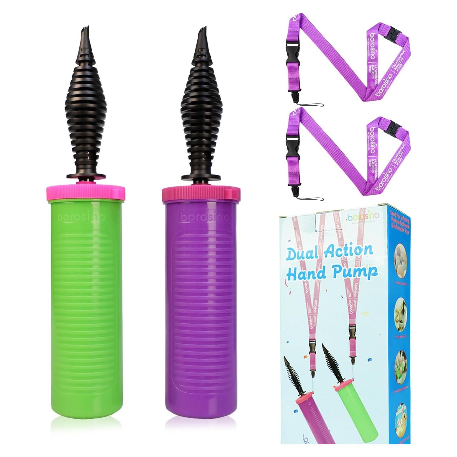 Bomba de globo manual Borosino B112N-2, paquete de 2