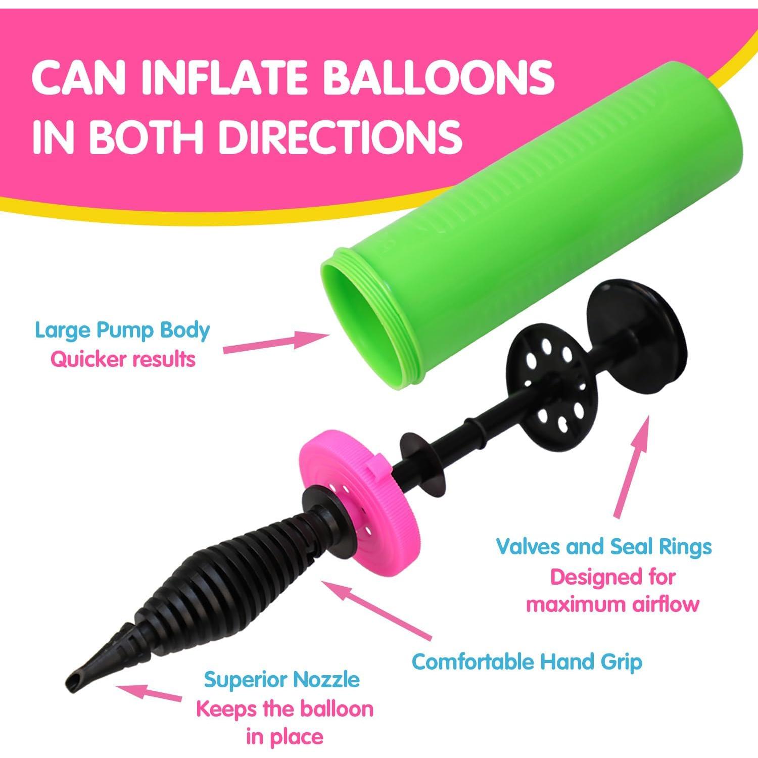 Bomba de globo manual Borosino B112N-2, paquete de 2