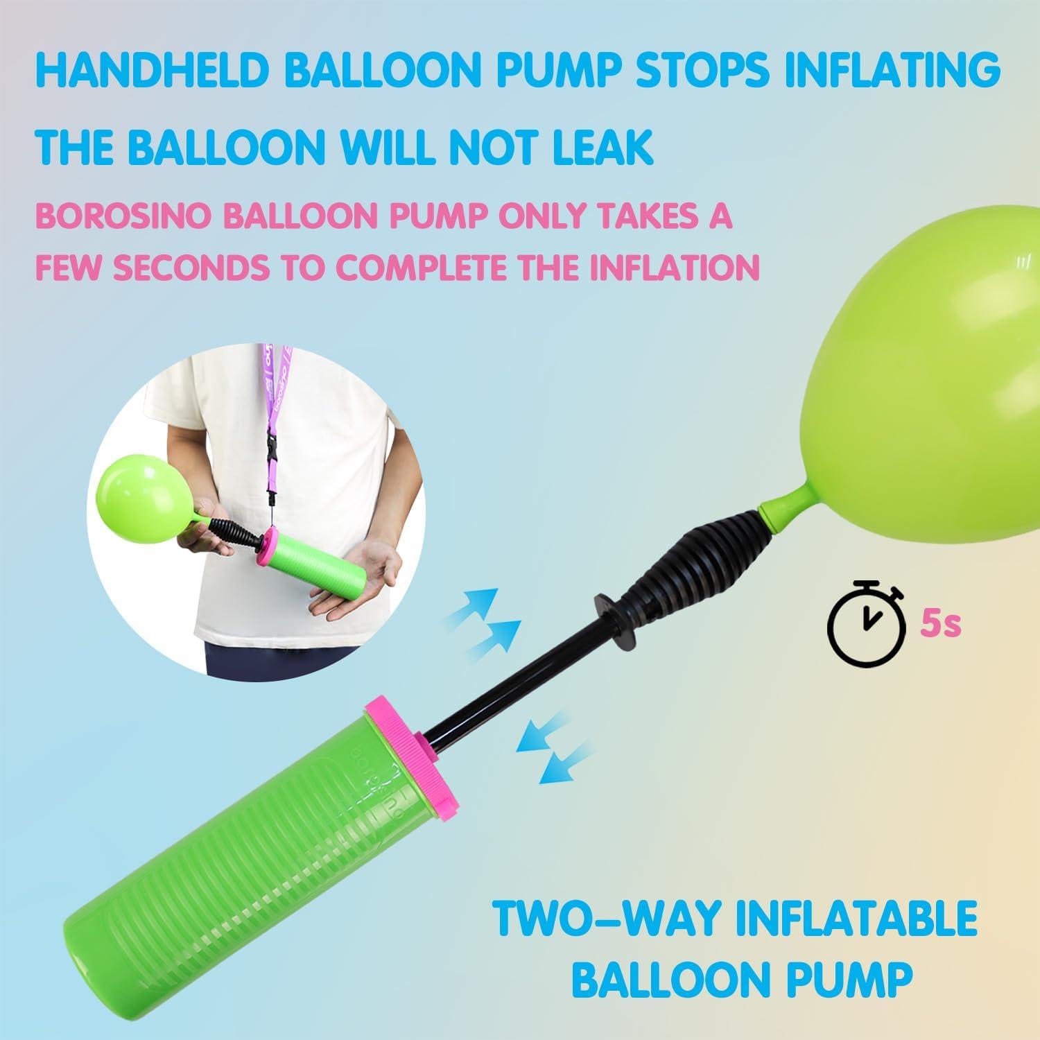 Bomba de globo manual Borosino B112N-2, paquete de 2