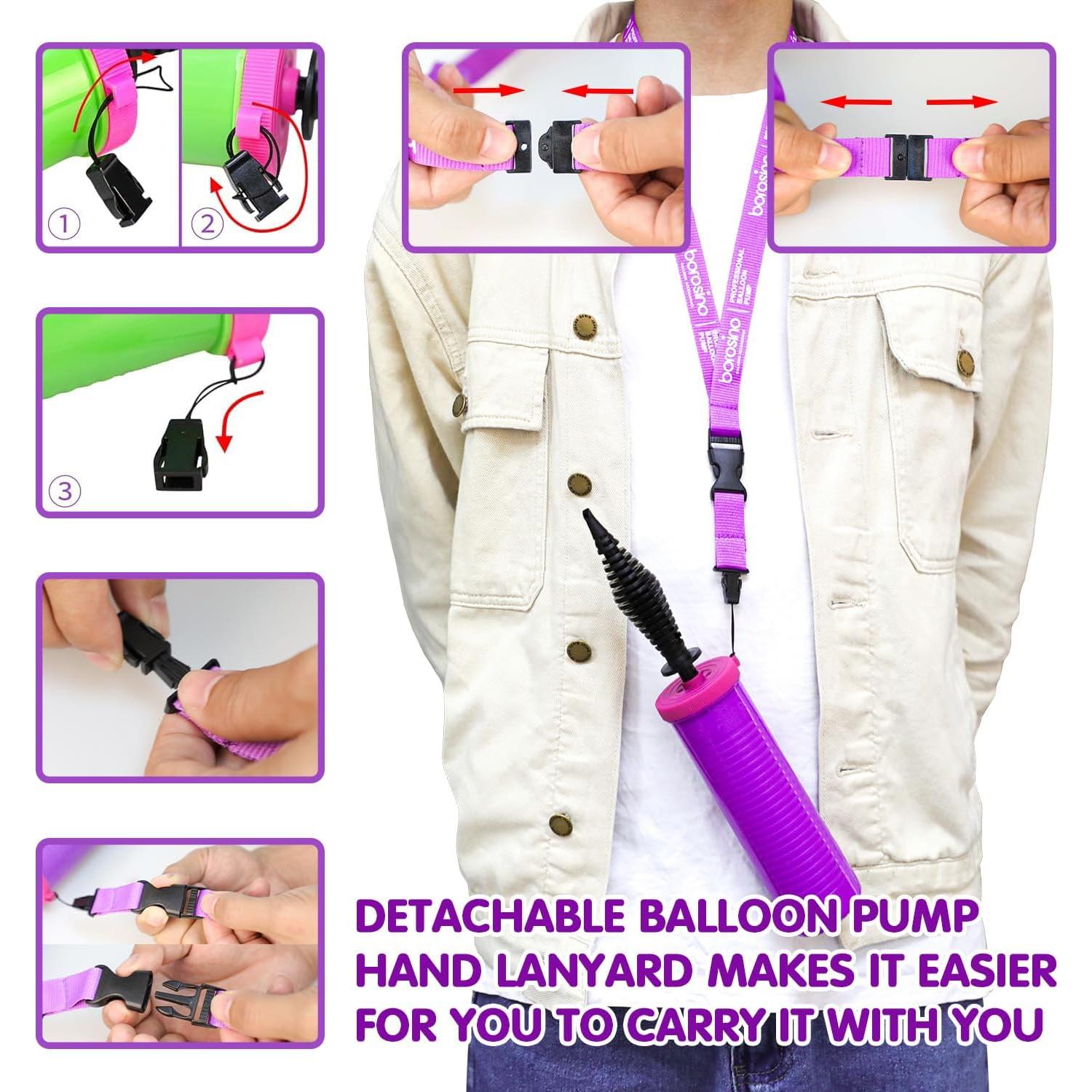 Bomba de globo manual Borosino B112N-2, paquete de 2