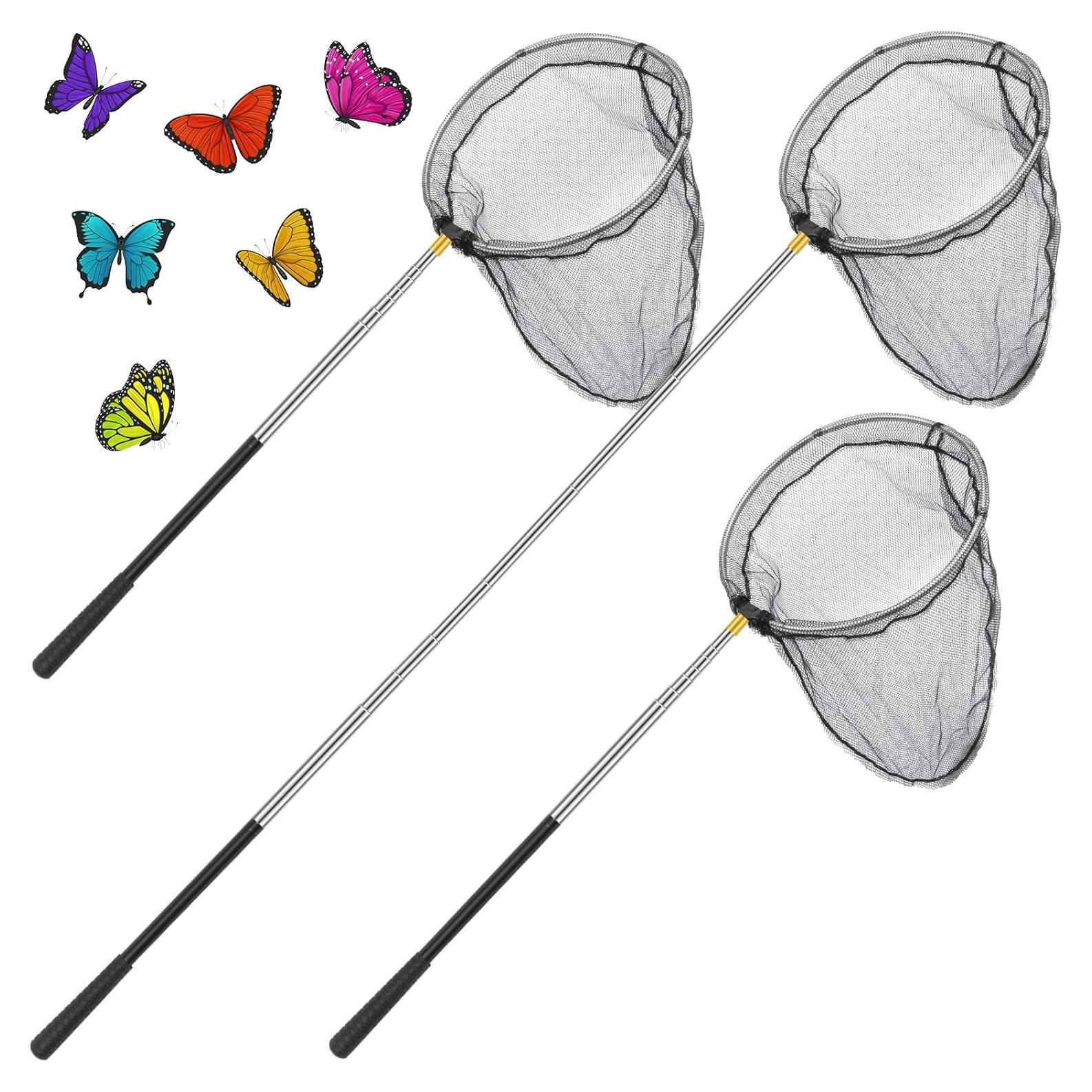 Red de Insectos Deekin 3 Pcs Mango Telescópico 42-150 cm