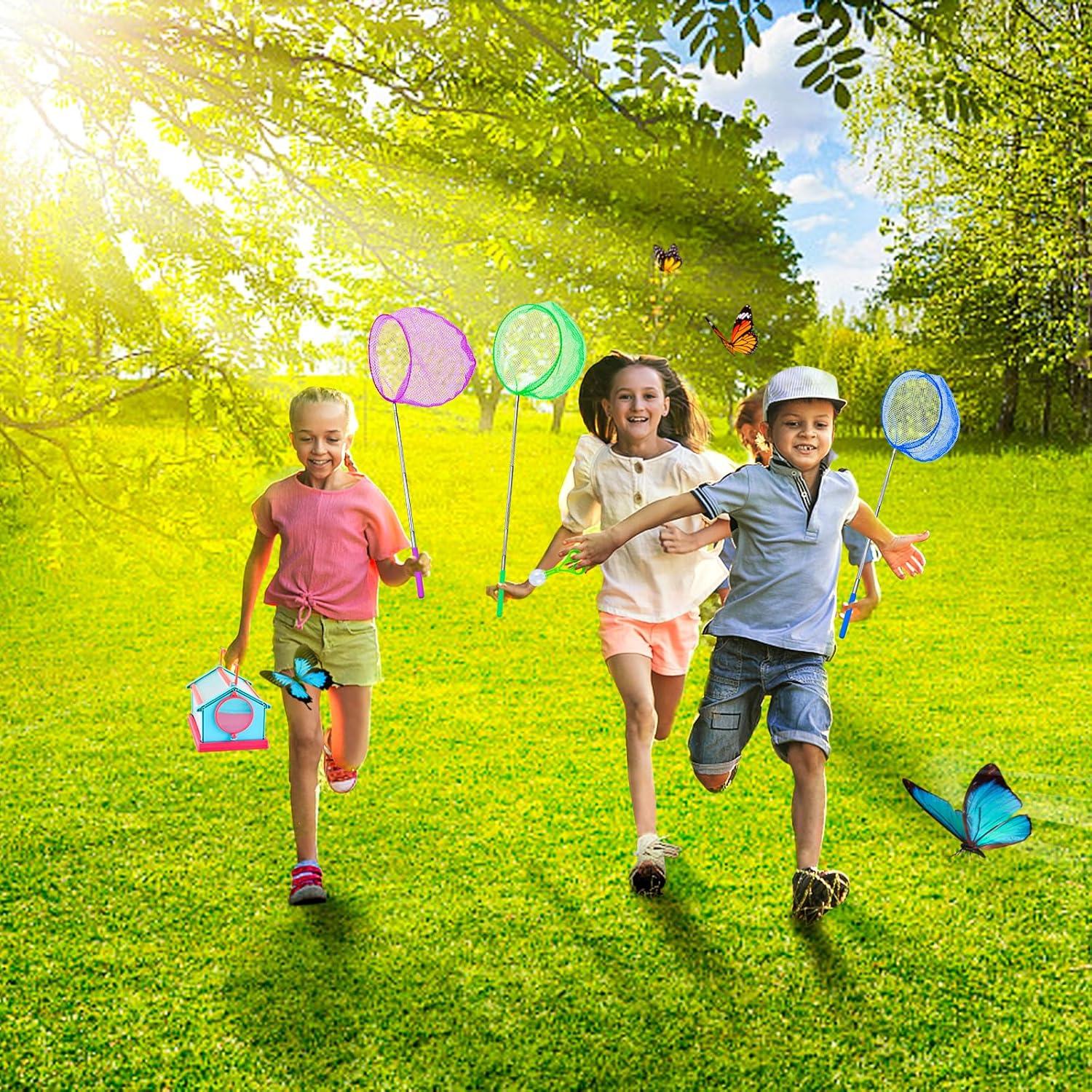 Kit de captura de insectos KESOCORAY para niños con 3 redes