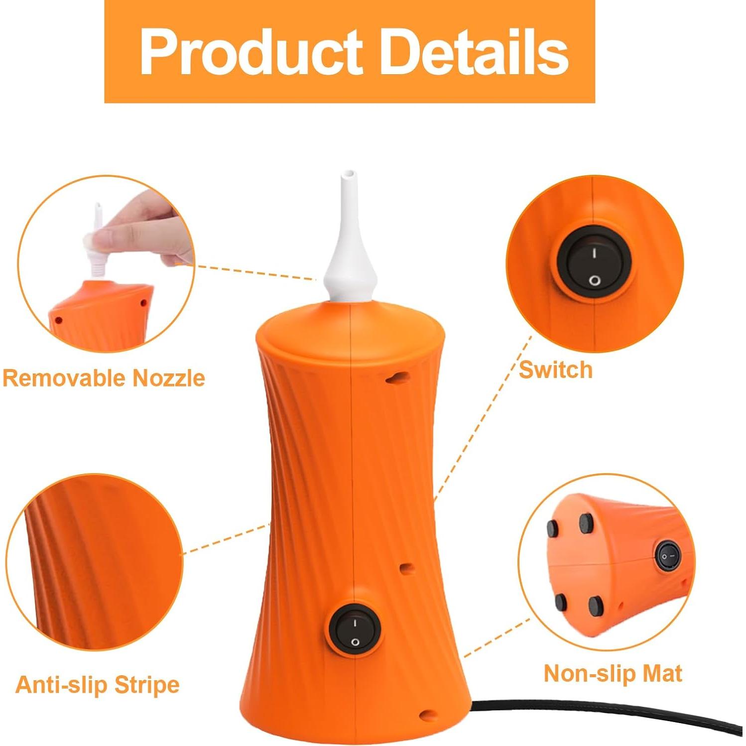 Bomba de globo eléctrica Bonastella 2 Rosa 0.27 kg