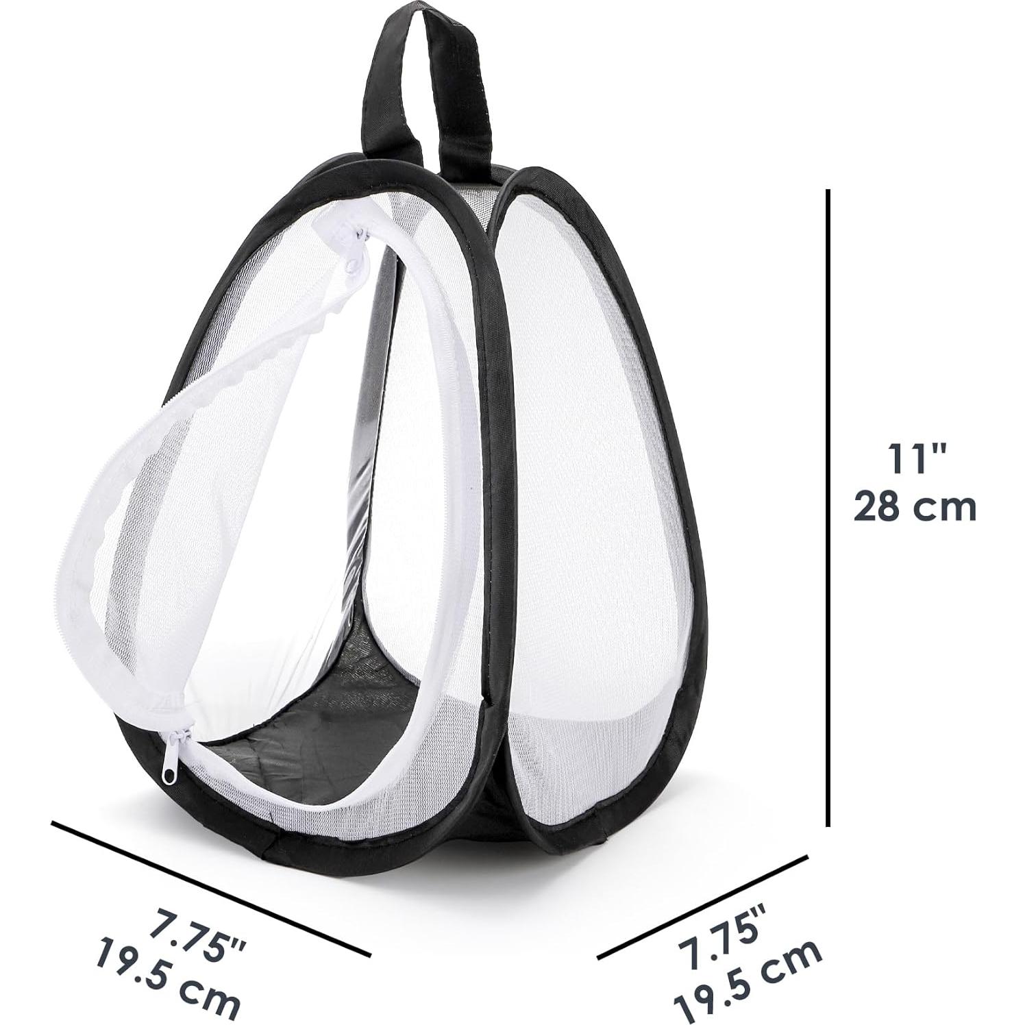 Jaula Hábitat Colapsable Kingrol para Insectos 19.7x19.7x27.9cm