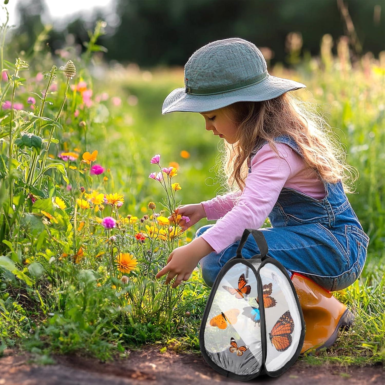 Jaula Hábitat Colapsable Kingrol para Insectos 19.7x19.7x27.9cm