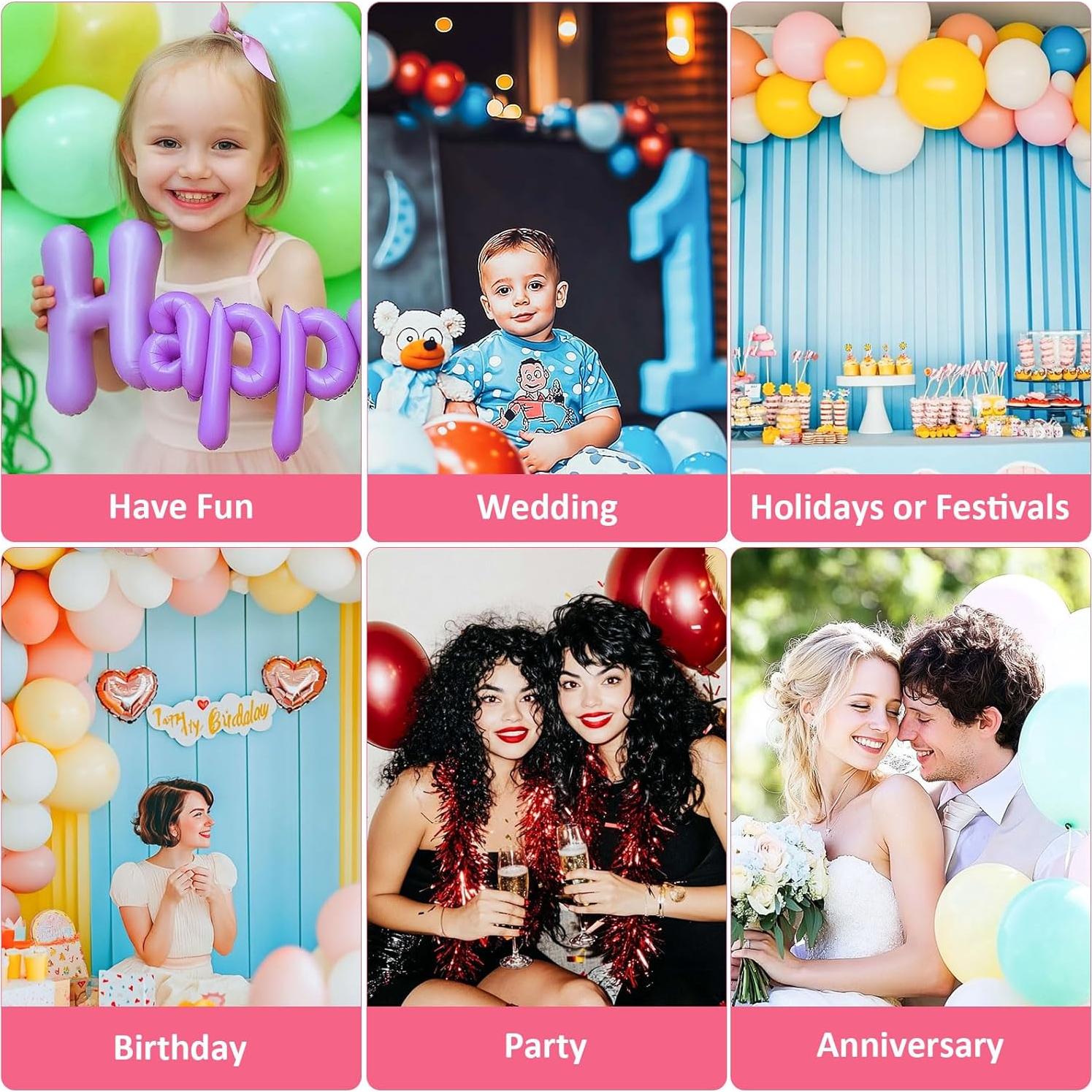 Bomba de aire eléctrica Fikowo para globos 30W portátil