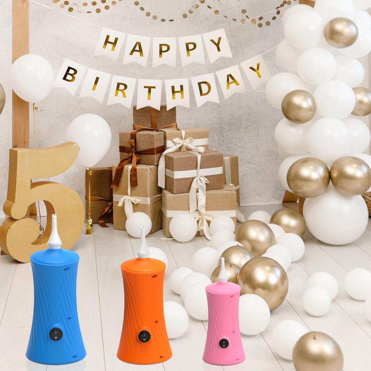 Bomba de aire eléctrica Fikowo para globos 30W portátil