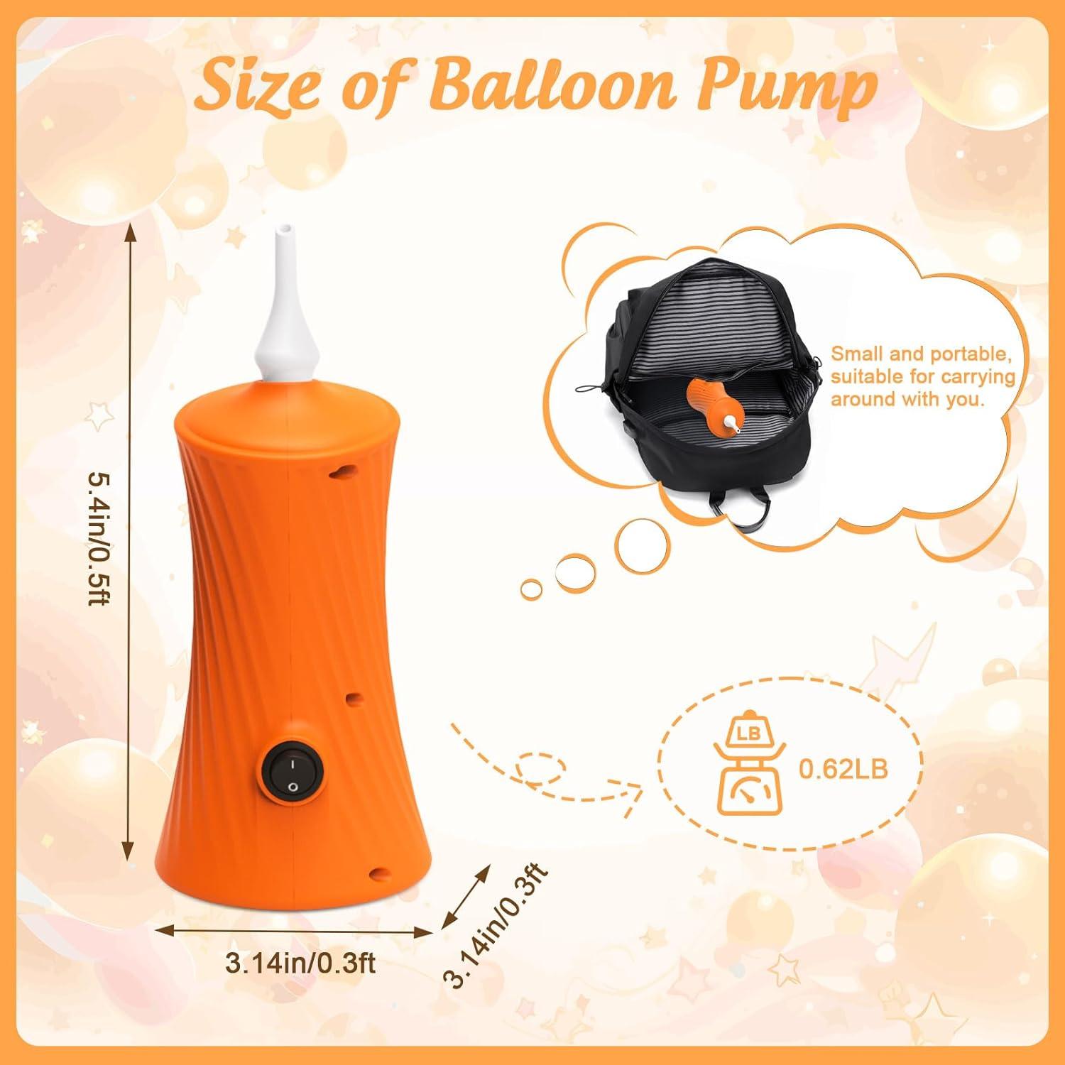 Bomba de Globo Eléctrica Kusamue YB-HF-528 Naranja 0.25kg