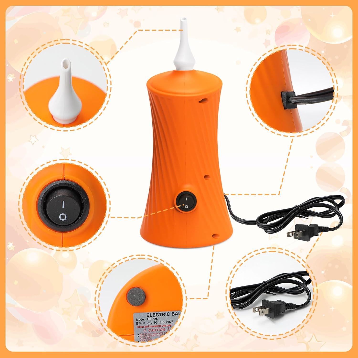 Bomba de Globo Eléctrica Kusamue YB-HF-528 Naranja 0.25kg