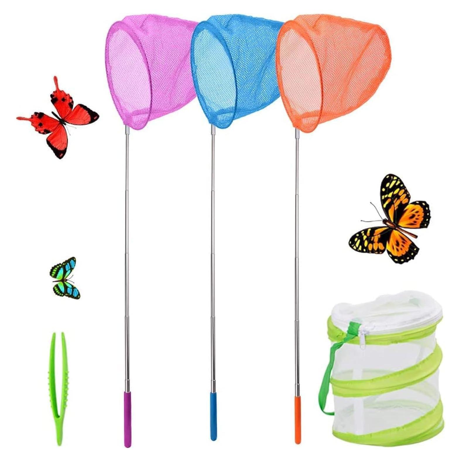 Kit de Redes Telescópicas para Mariposas SEISSO - 3 Paquetes