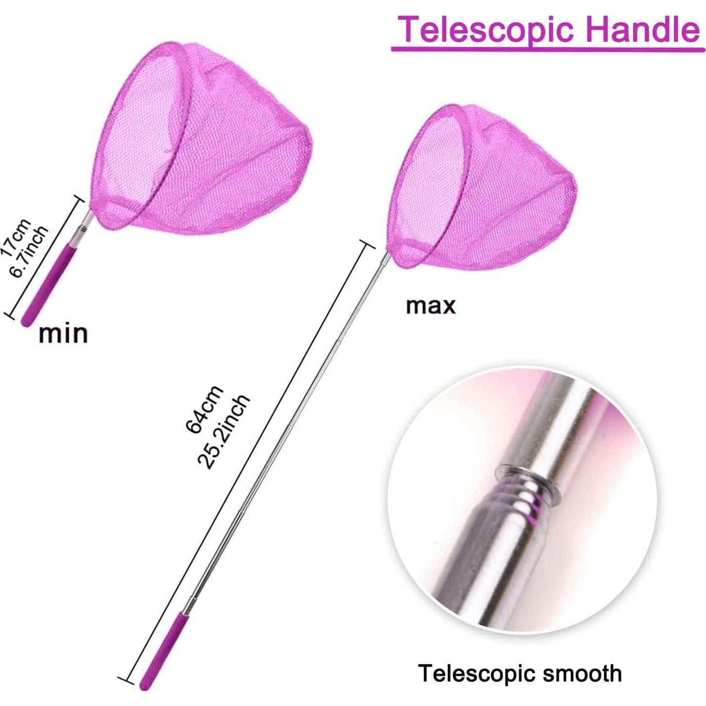 Kit de Redes Telescópicas para Mariposas SEISSO - 3 Paquetes