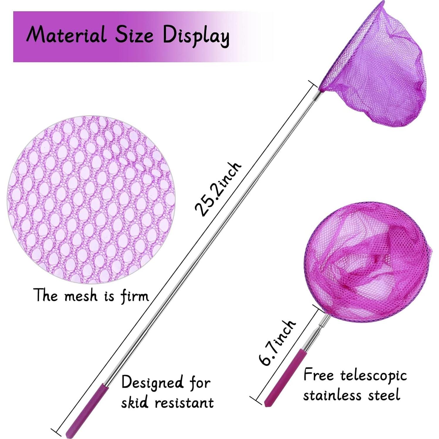 Kit de Redes Telescópicas para Mariposas SEISSO - 3 Paquetes