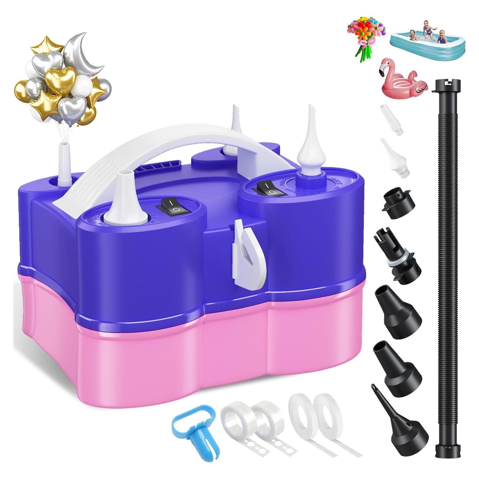 Bomba de aire eléctrica Jobkoo 3 en 1 para globos 110V