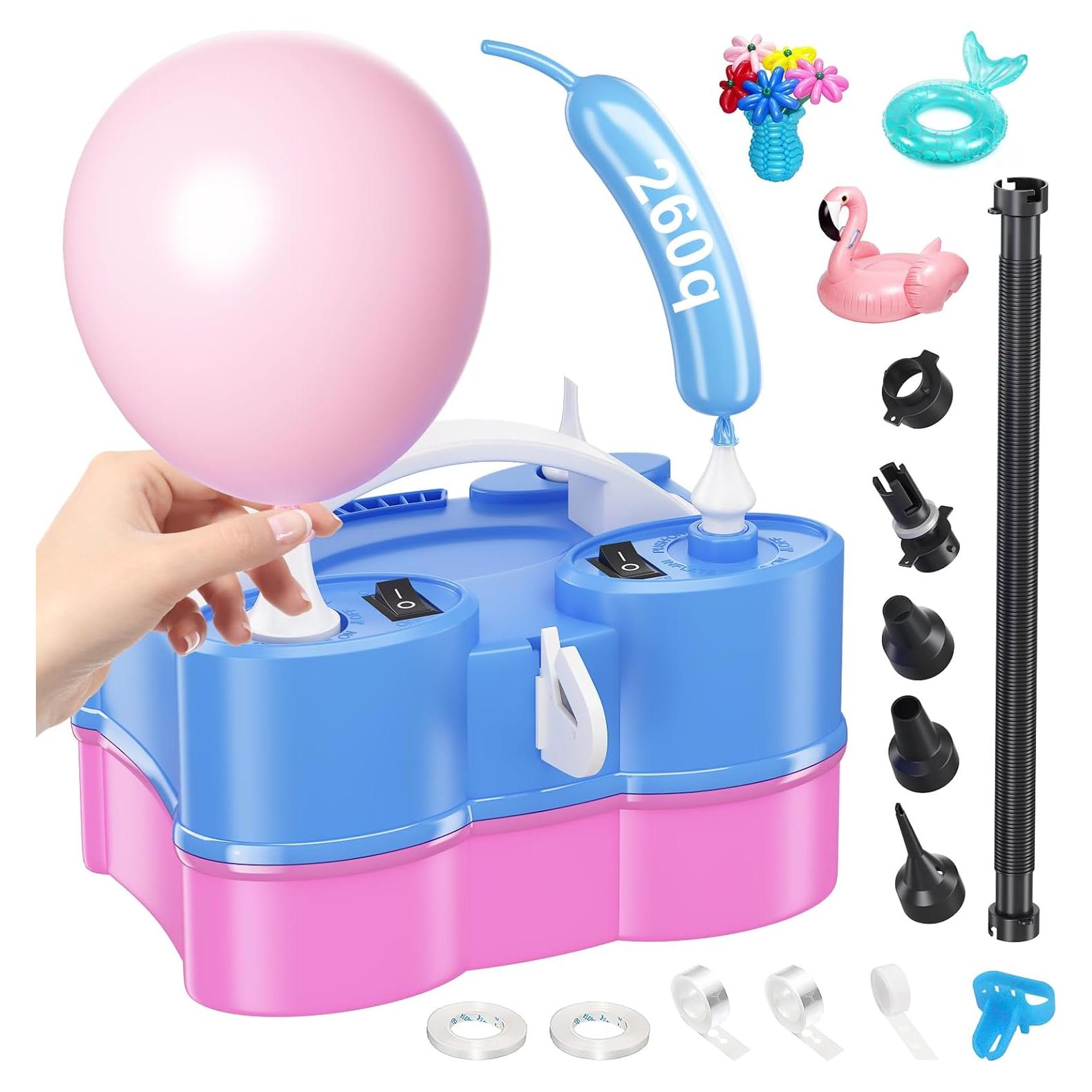 Bomba de aire eléctrica Dagelar 3-en-1 para globos 110V