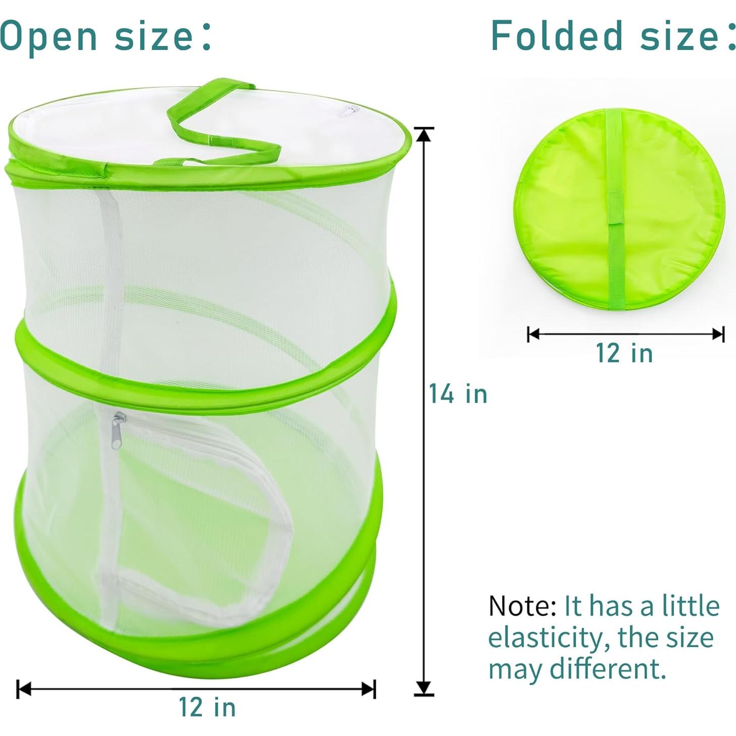 Jaula de Hábitat para Mariposas FCIHROSITCE Verde 30.48x35.56cm