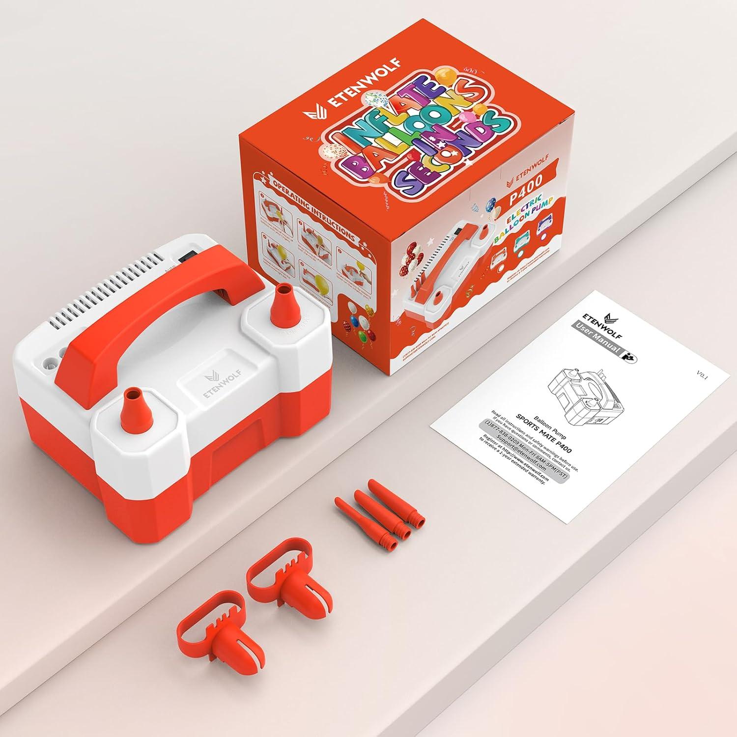 Bomba de Globo Eléctrica ETENWOLF P600 600W para Fiestas