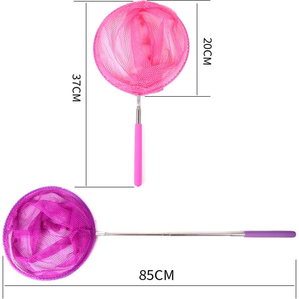 Red de Mariposa Telescópica lasenersm 37-85 cm Púrpura