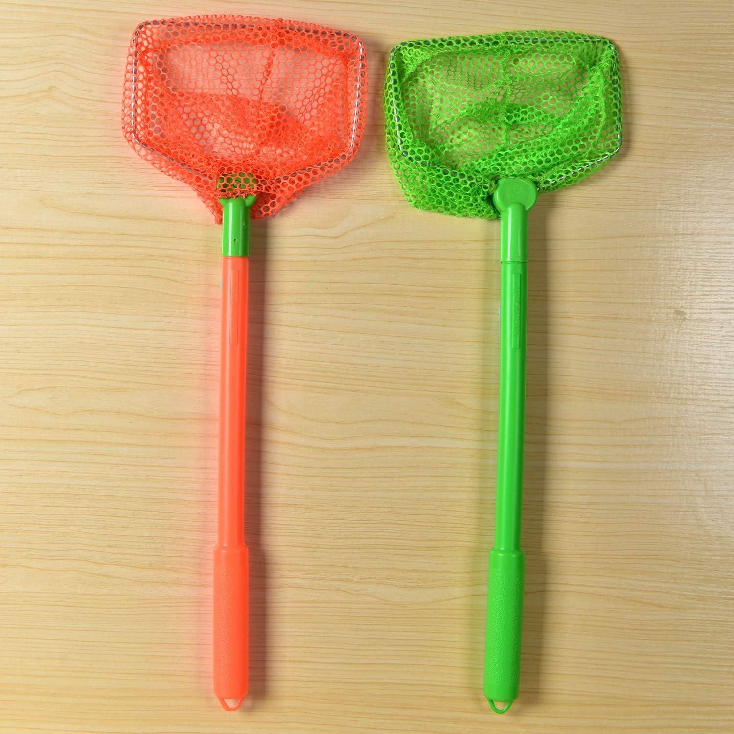 Redes de Pesca para Niños Coopay 4 Piezas Verde Naranja