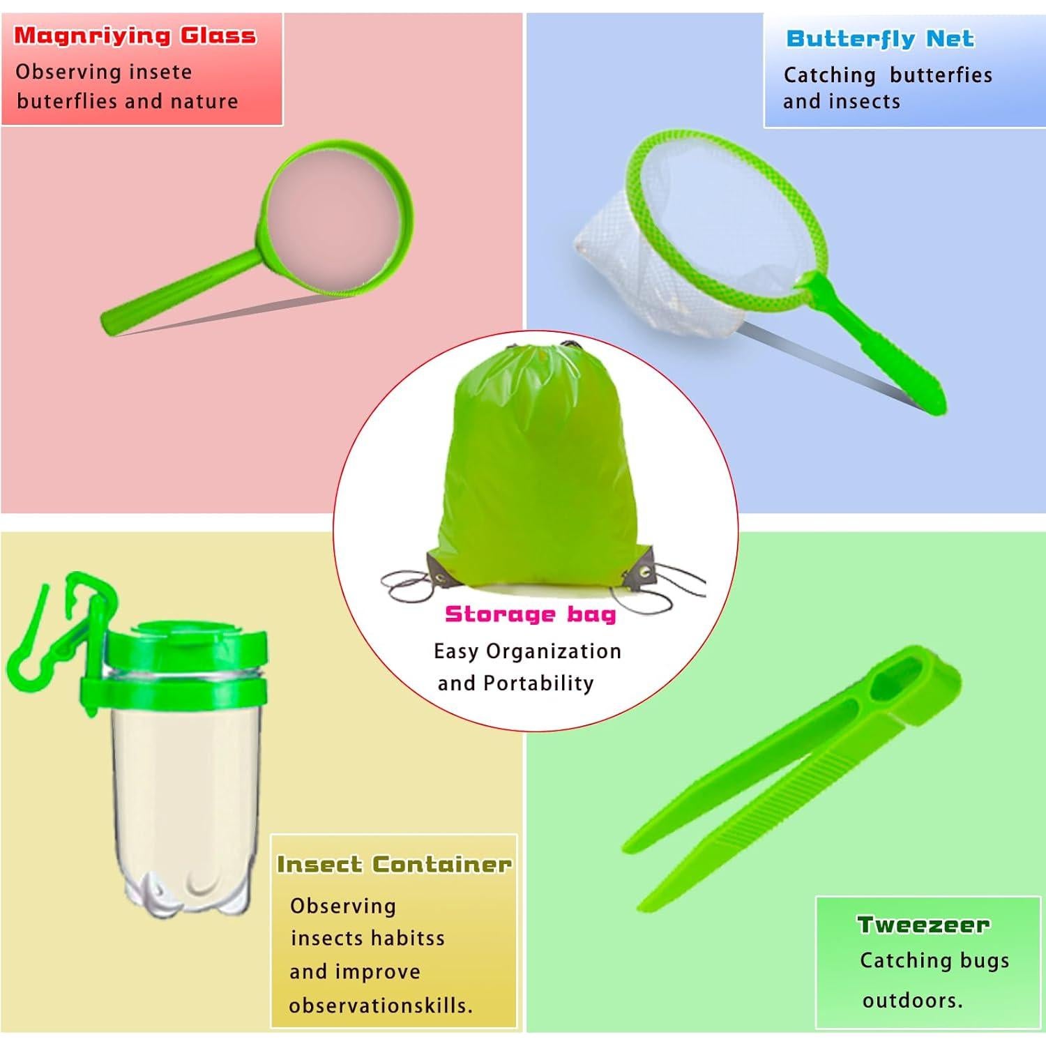 Kit de Captura de Insectos para Niños GIFTRRTOY - Juguete Educativo