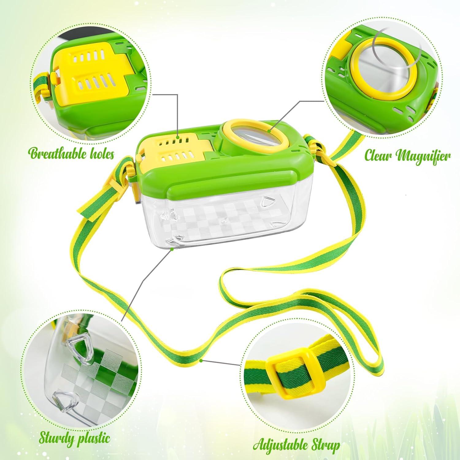 Kit de Captura de Insectos para Niños - Verde - 3 Sets