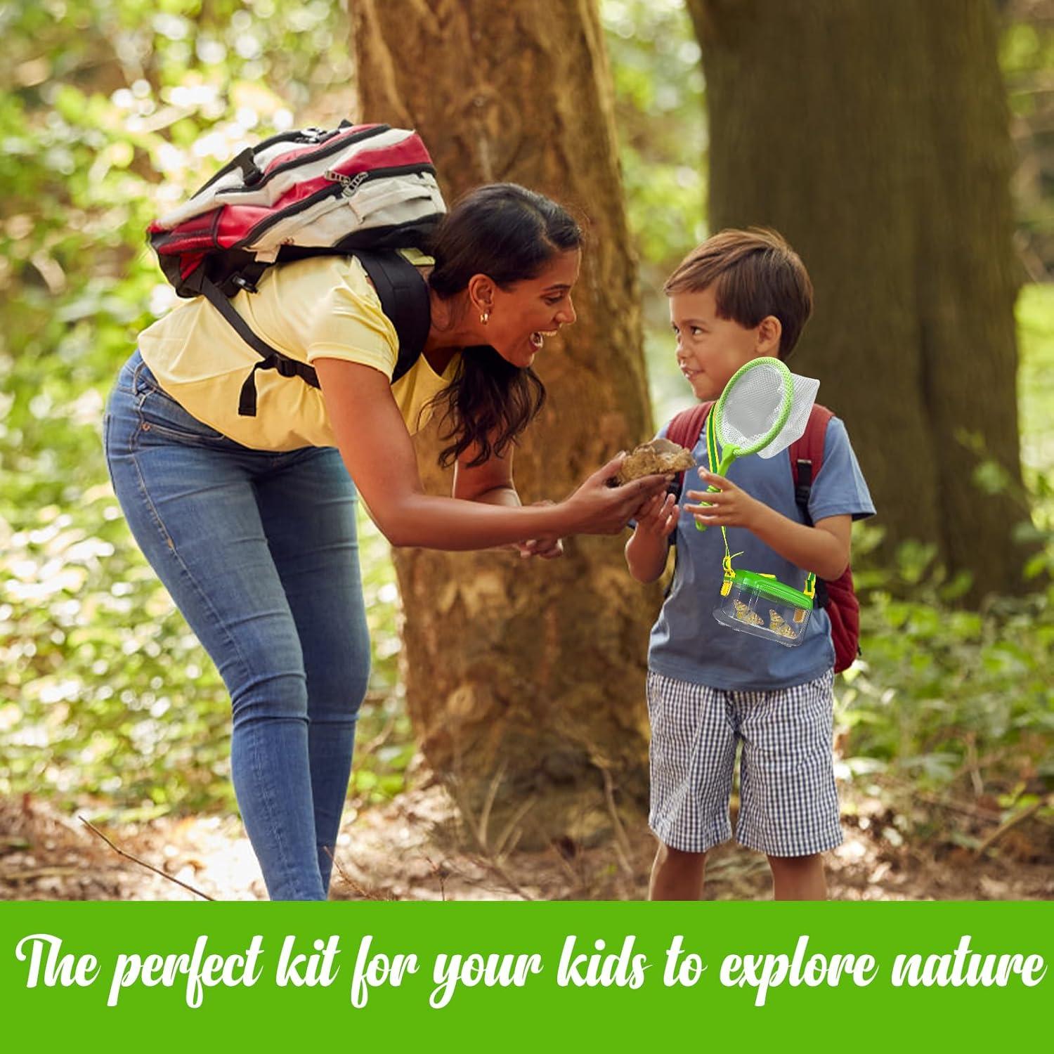 Kit de Captura de Insectos para Niños - Verde - 3 Sets
