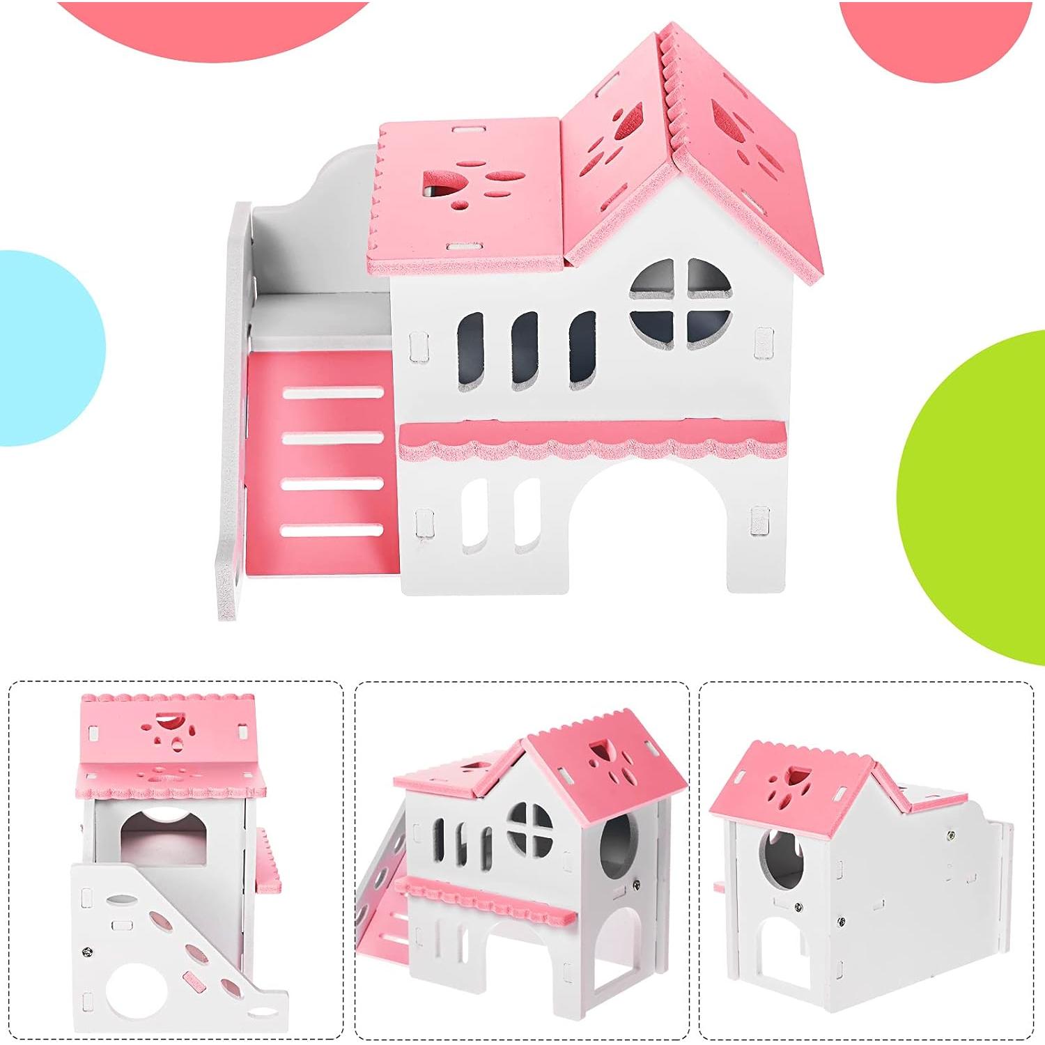 Juguetes para Hámster Skylety 5 Piezas Accesorios Madera