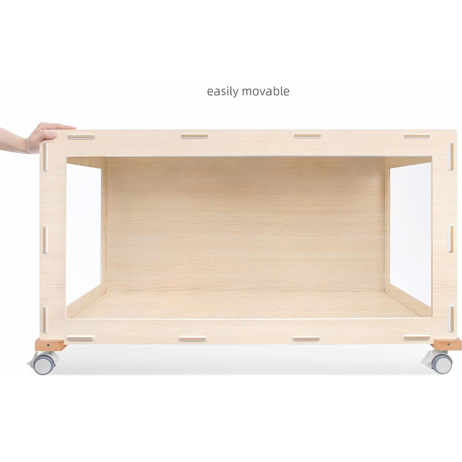 Rueda Universal de Suplemento Niteangel para Hámster - Madera Clara