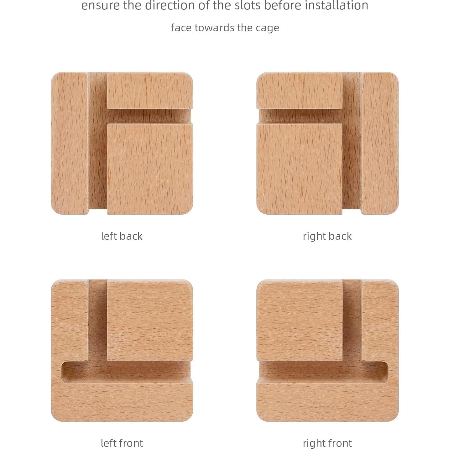 Rueda Universal de Suplemento Niteangel para Hámster - Madera Clara