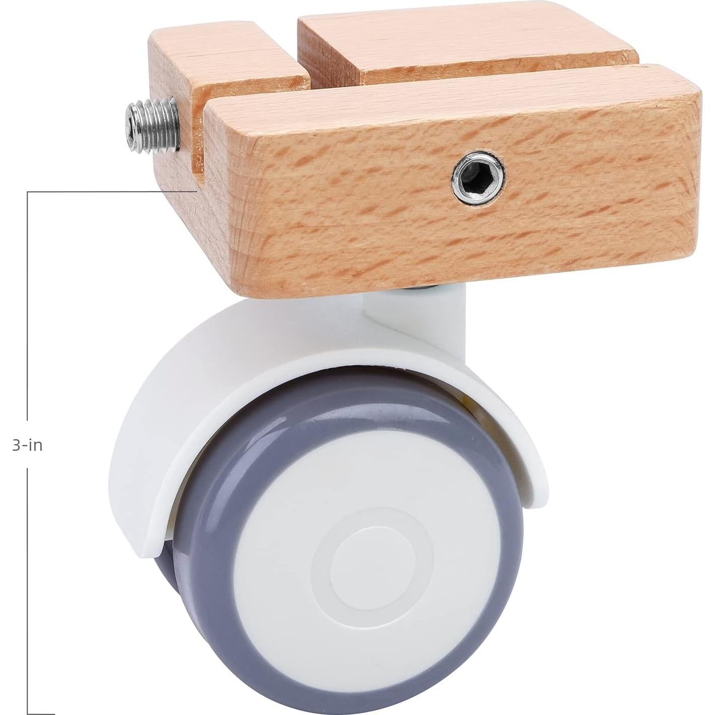 Rueda Universal de Suplemento Niteangel para Hámster - Madera Clara
