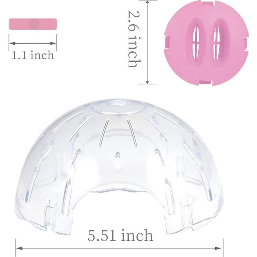 Bola de Ejercicio para Hámster Andiker 14cm Rosa Transpirable