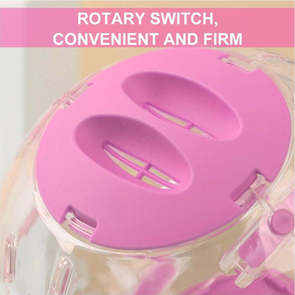 Bola de Ejercicio para Hámster Andiker 14cm Rosa Transpirable