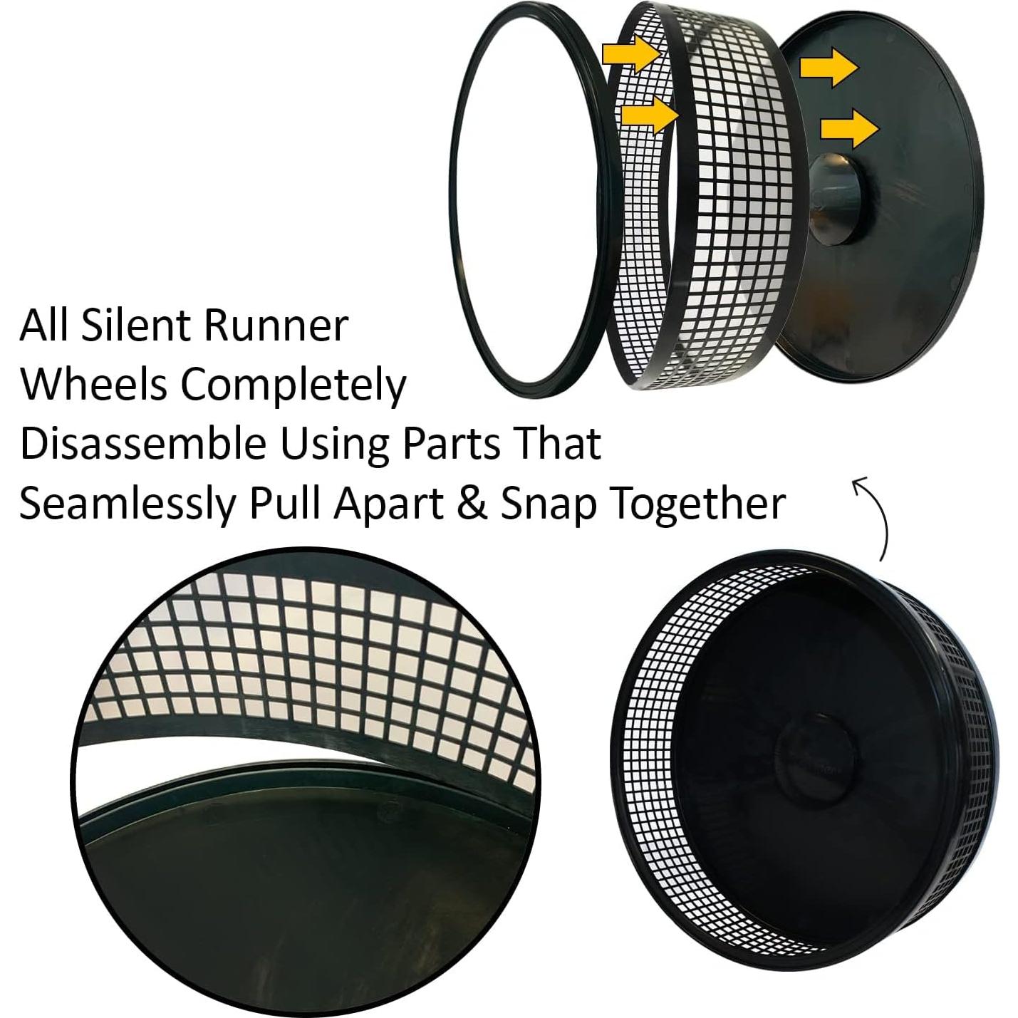 Rueda de Ejercicio Silent Runner Pro 30 cm - Exotic Nutrition