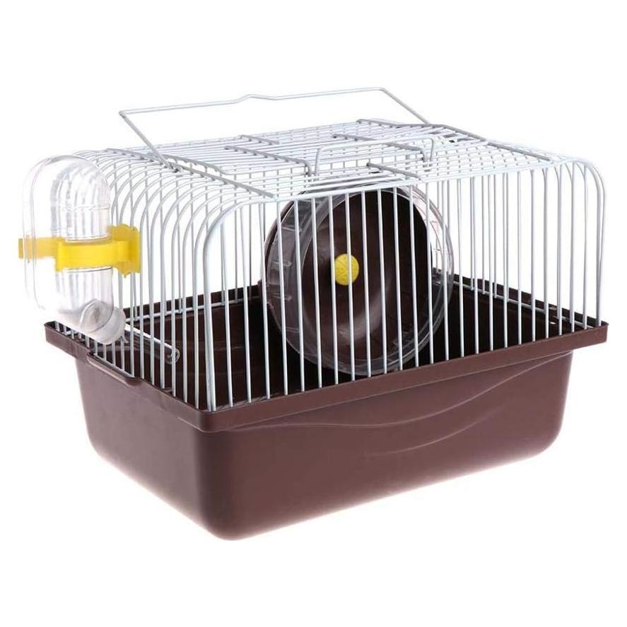 Jaula para Hámster Gutongyuan con Rueda y Accesorios 23x17x16cm