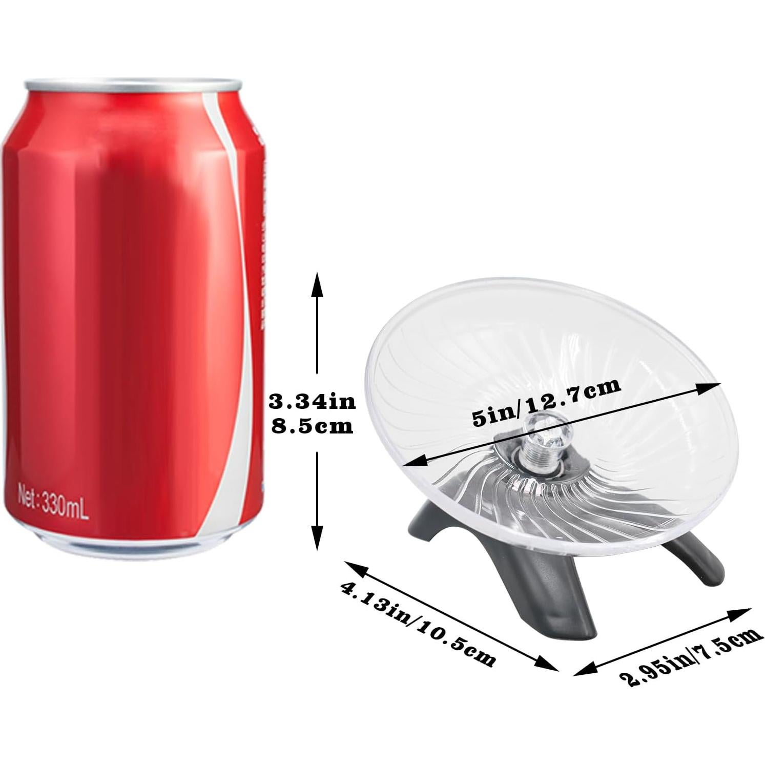Juguetes para Cangrejo Ermitaño MinrzPet - Rueda Silenciosa