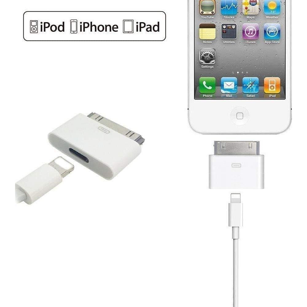 Adaptador Lightning a 30 Pines Belcompany 1 Paquete Blanco