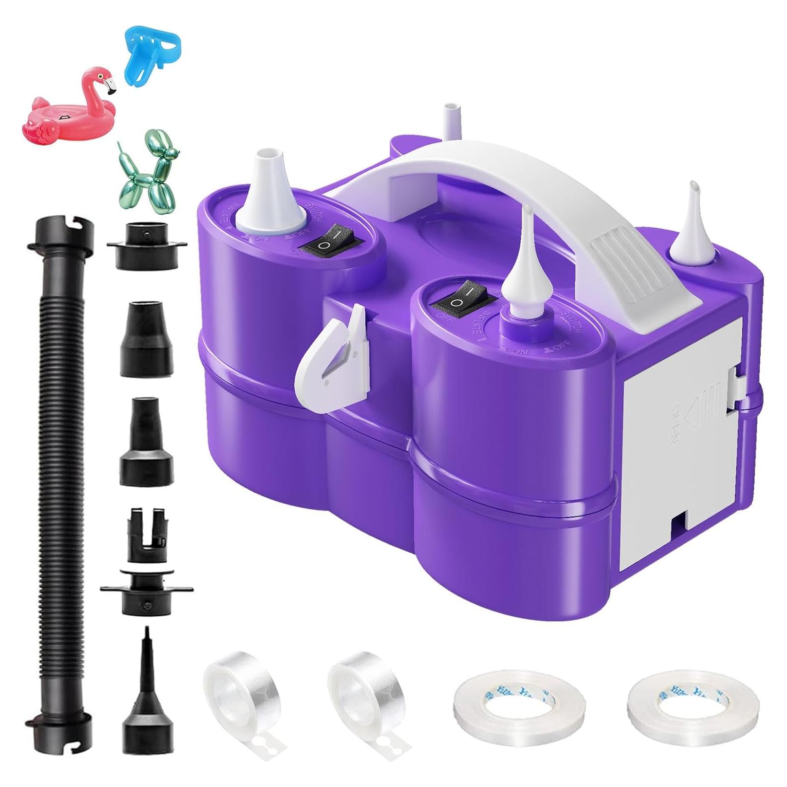 Bomba de aire eléctrica 3 en 1 Togvu para globos y flotadores