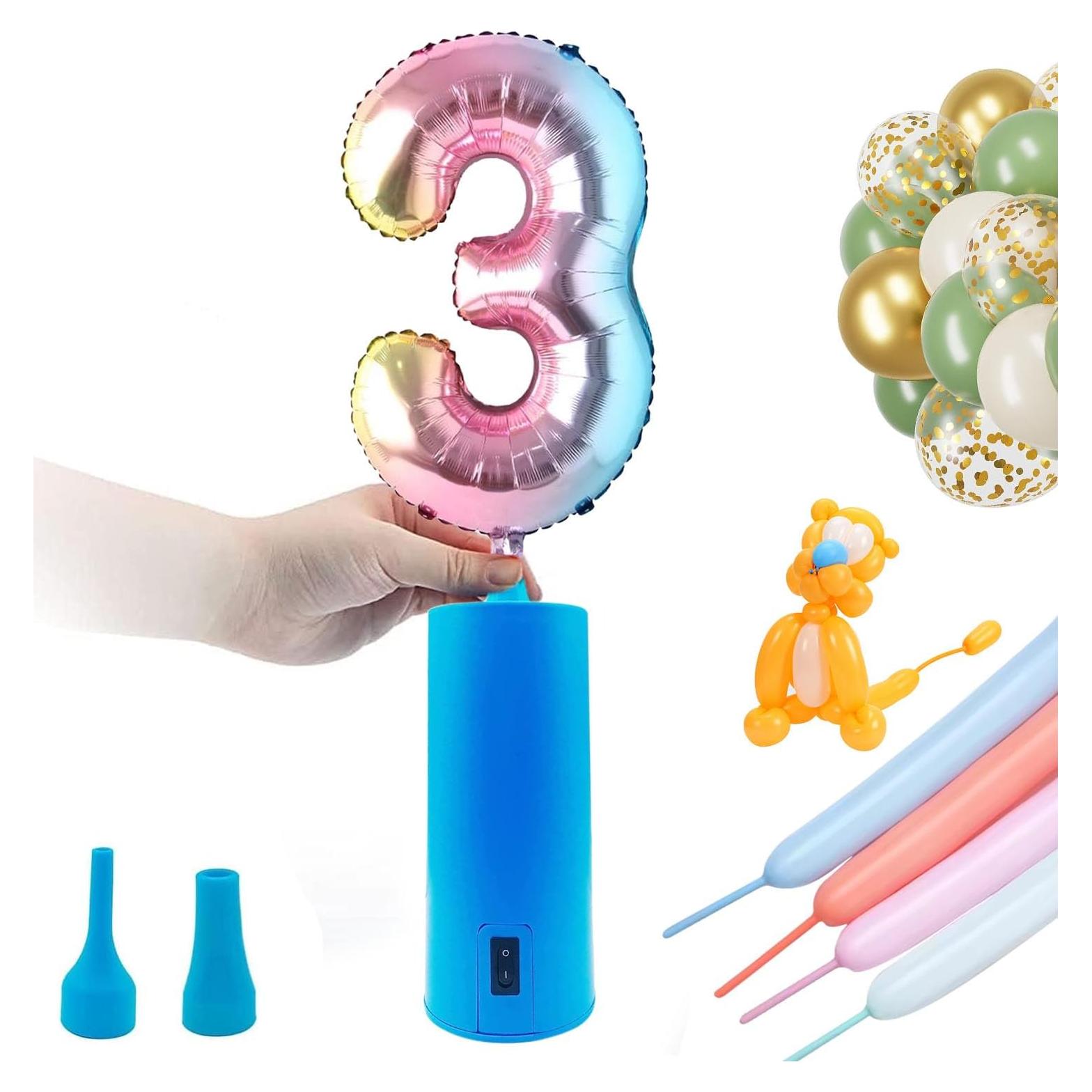 Bomba de aire eléctrica 3T6B para globos - 18L/min, 12V