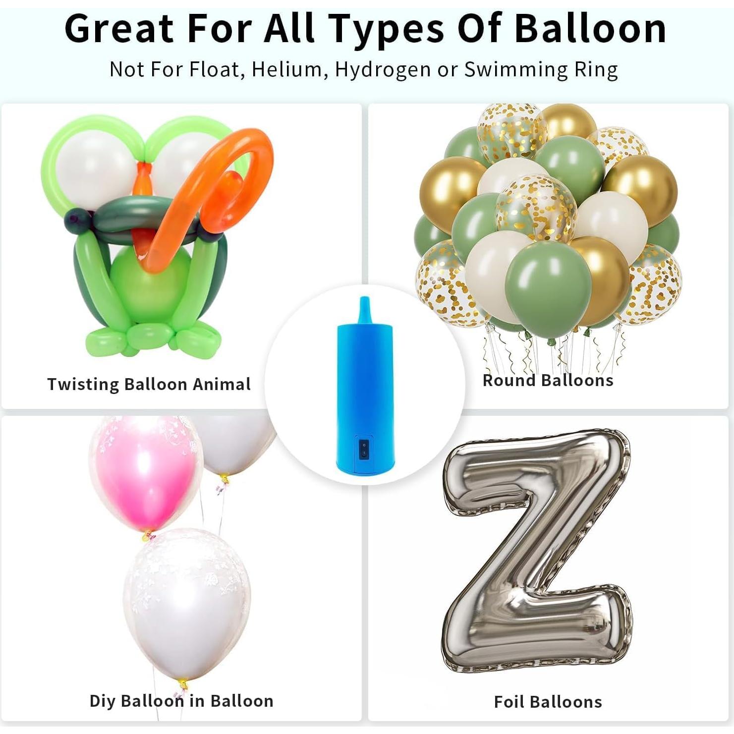 Bomba de aire eléctrica 3T6B para globos - 18L/min, 12V