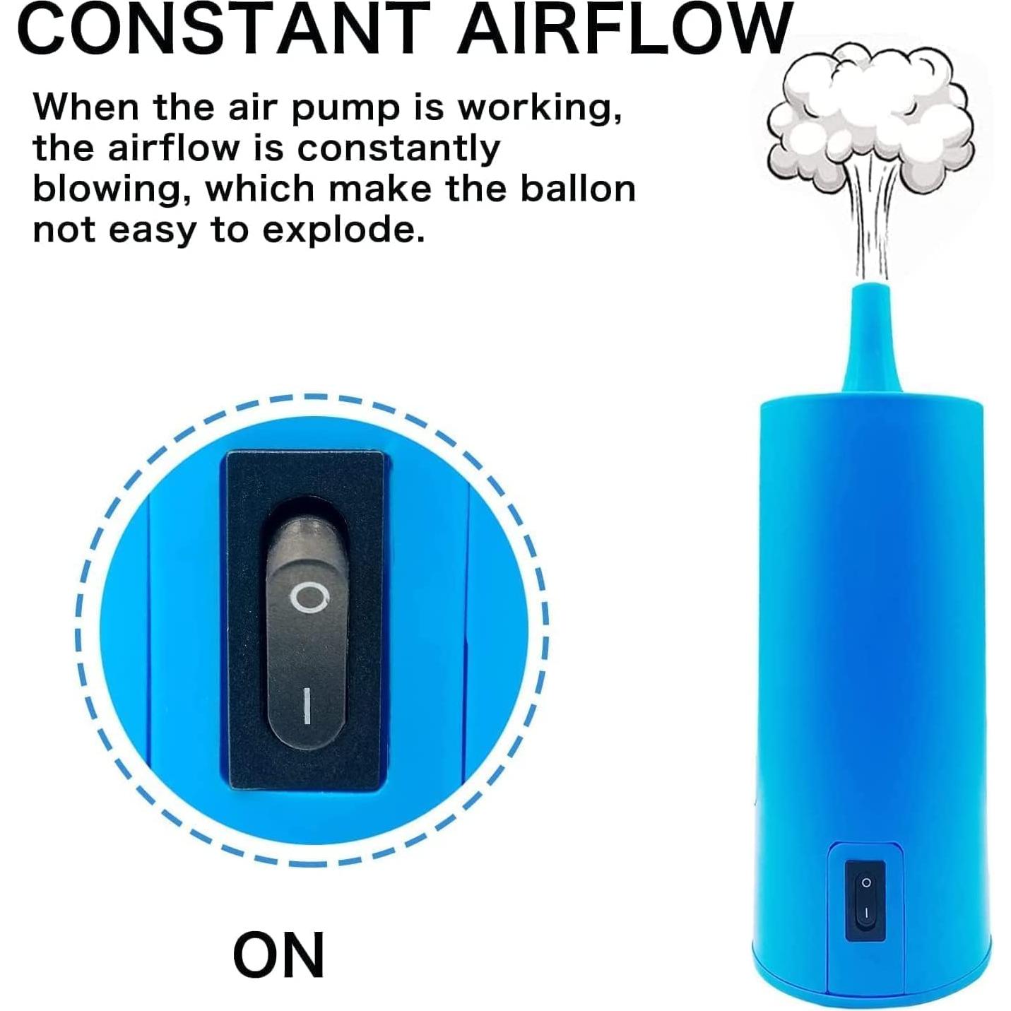 Bomba de aire eléctrica 3T6B para globos - 18L/min, 12V