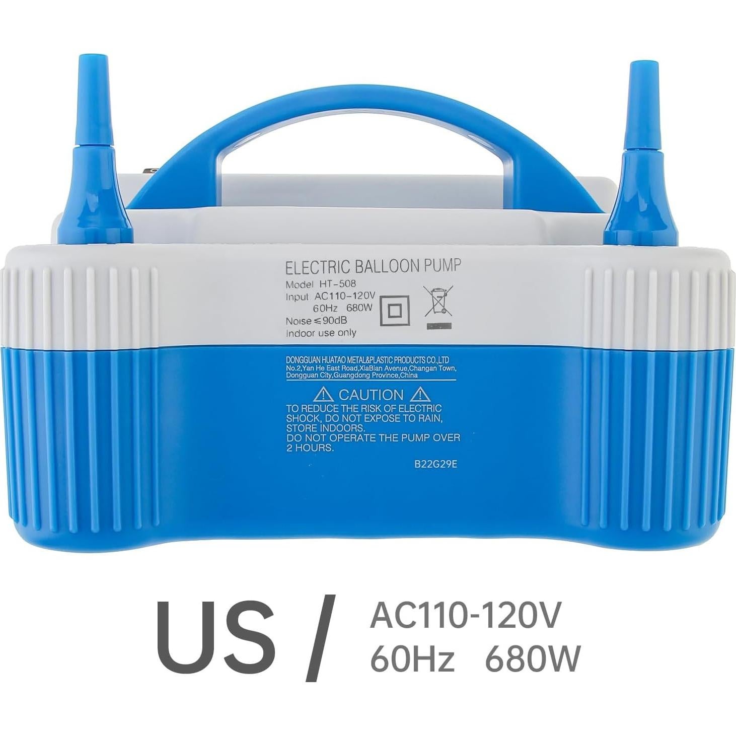 Bomba de Aire Eléctrica OriGlam HT-508 para Globos 700W