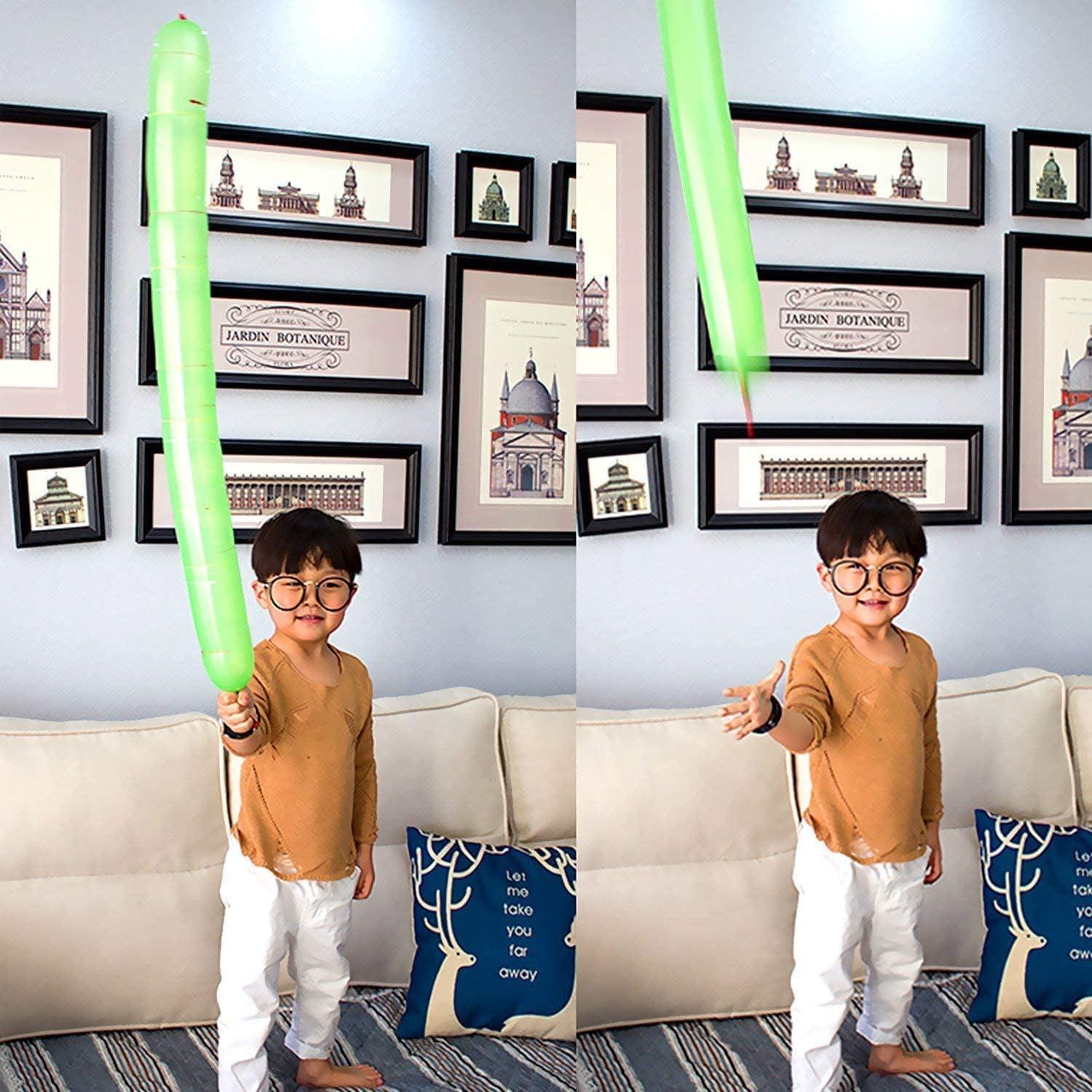 100 Globos Cohetes Coloridos con 2 Bombas de Aire YHmall