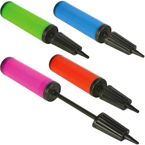 Bomba de Aire Manual Chochkees para Globos Doble Acción 2-Pack