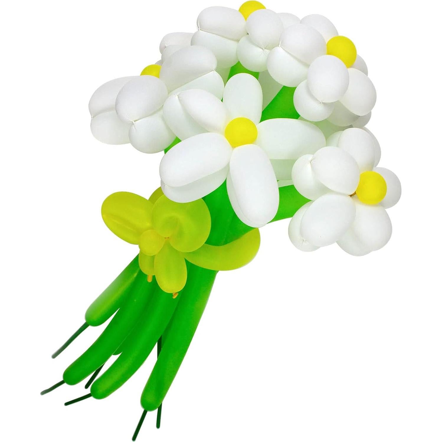 100 Globos Largos de Láttex Claro KUULBELA para Modelar