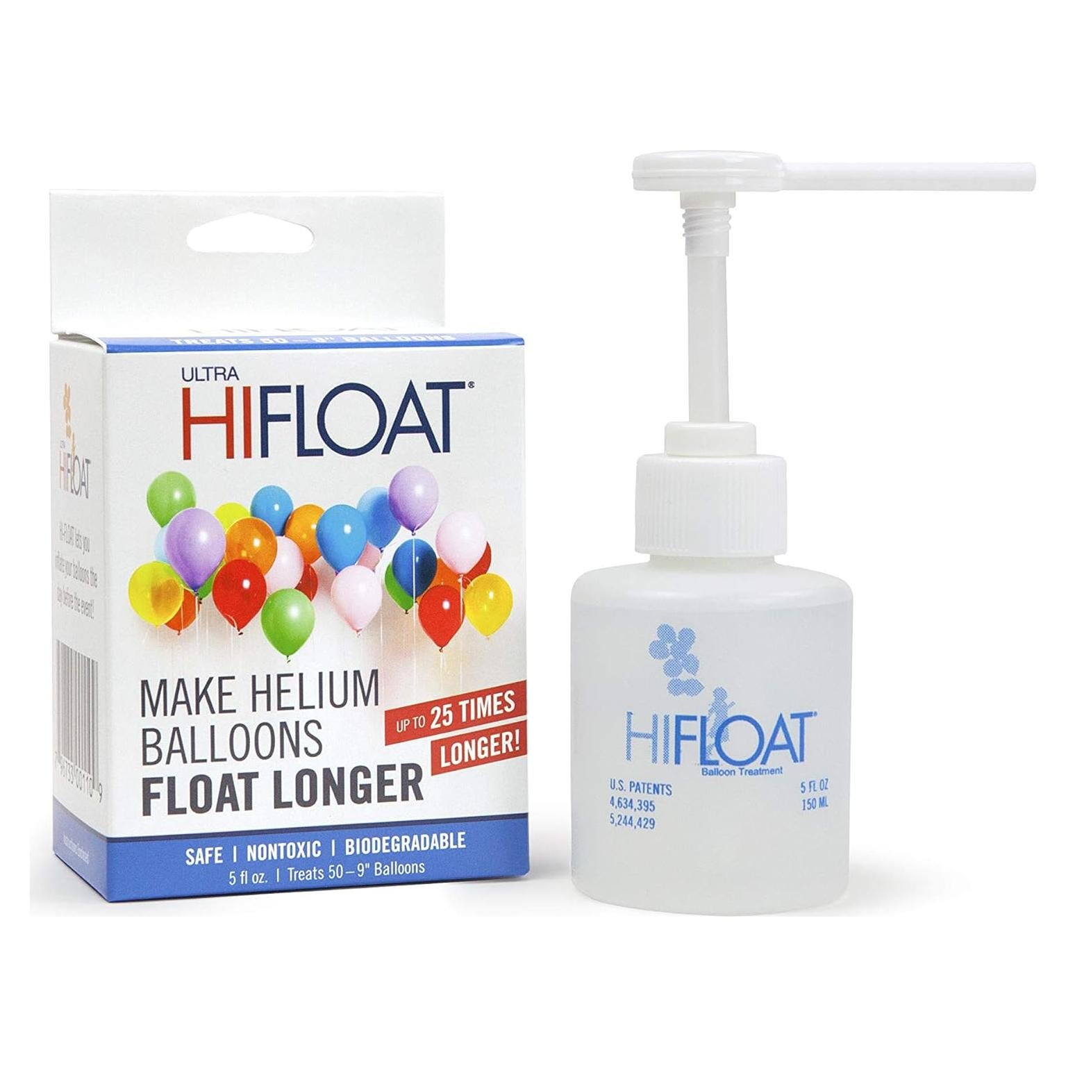 Ultra Hi-Float para Globos - 141.75 g con Bomba