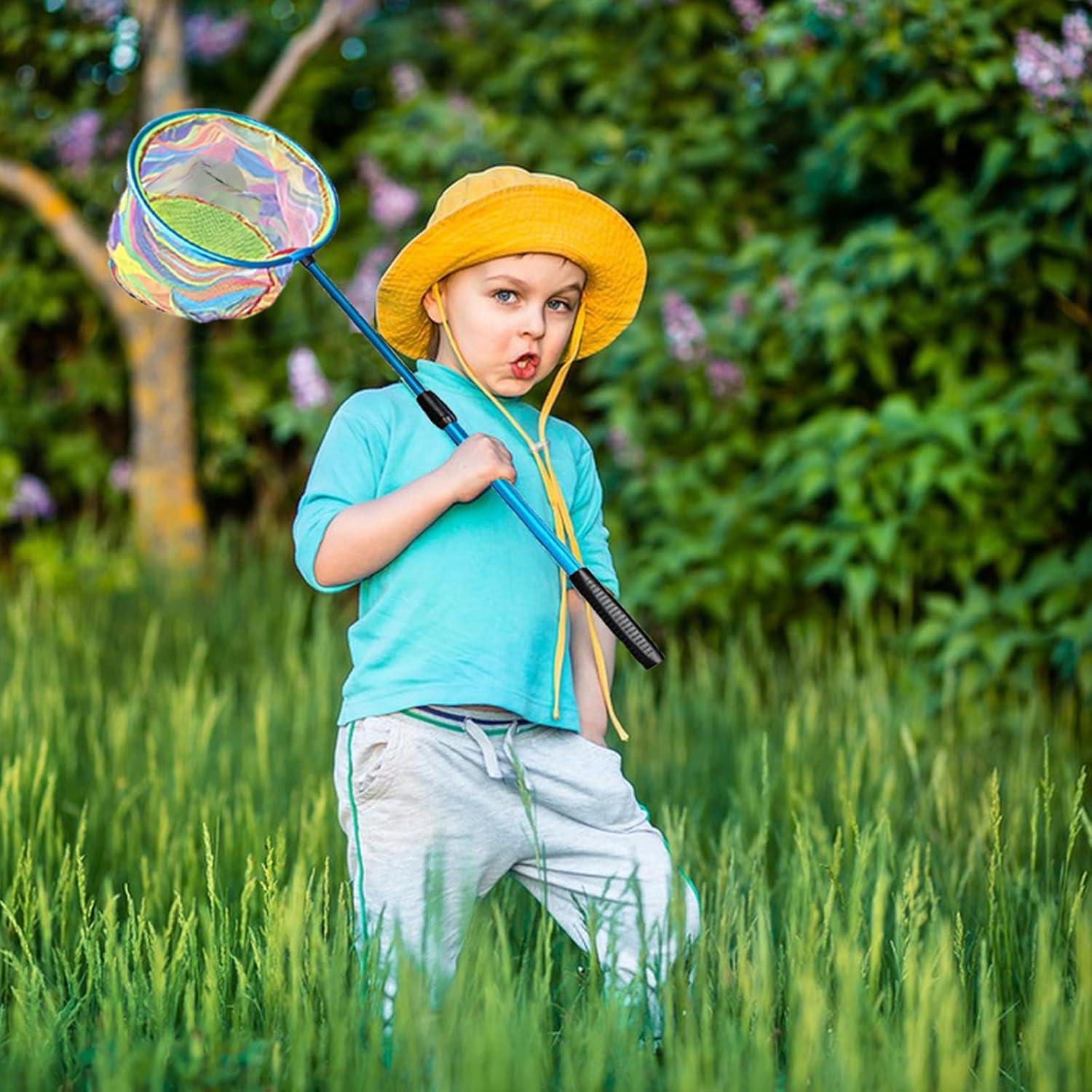 Red de Pesca para Niños LPEIEB con Cubo Plegable 2024