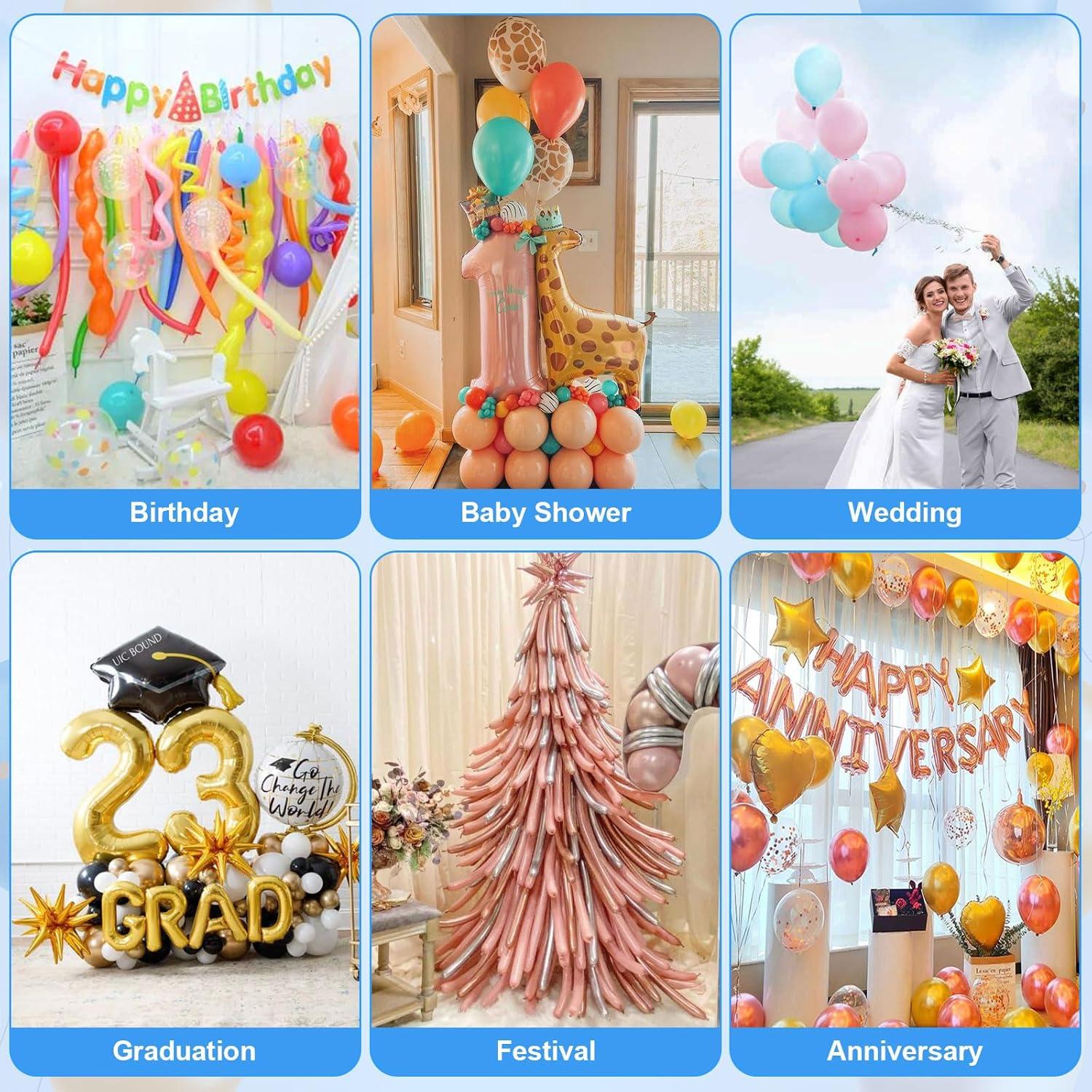 Bomba de Aire Eléctrica IDAODAN para Globos - 20W, 15 PSI