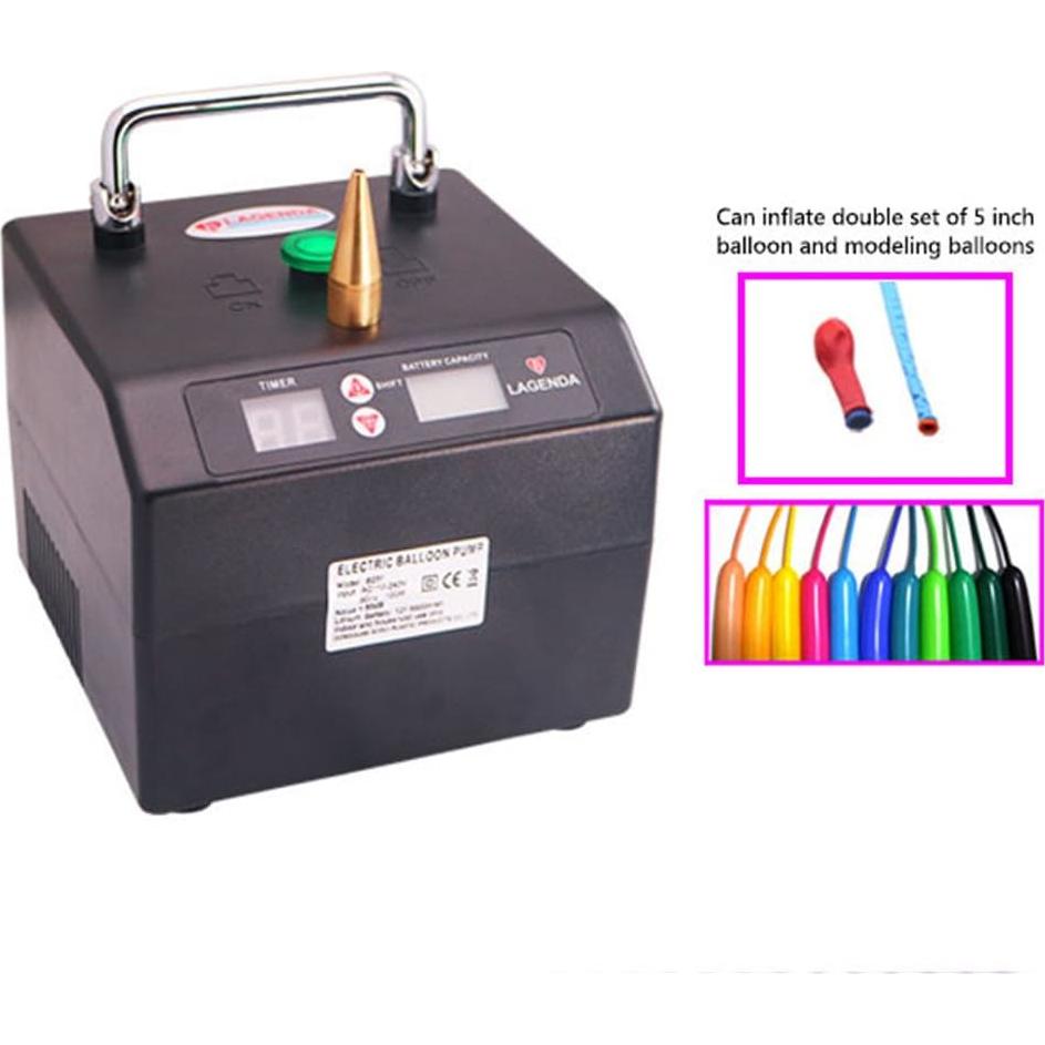 Bomba de globo eléctrica Lagenda B231, inflador automático 5"