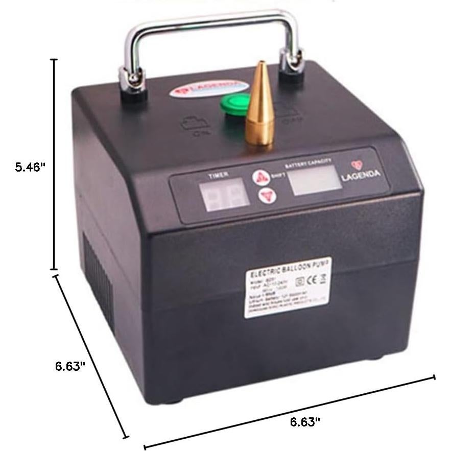 Bomba de globo eléctrica Lagenda B231, inflador automático 5"