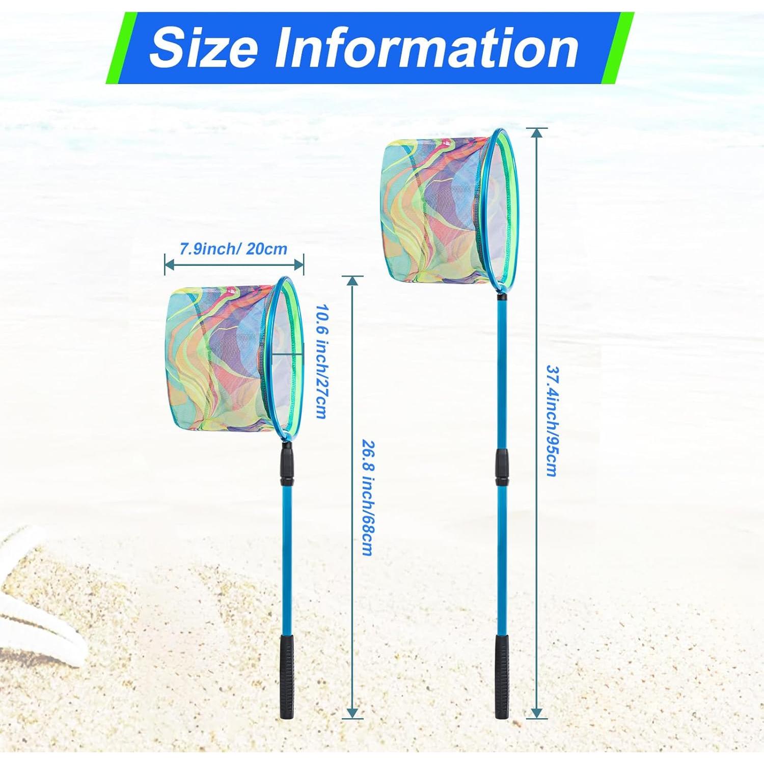 Red de Pesca Telescópica para Niños Lanboon - Paquete de 3